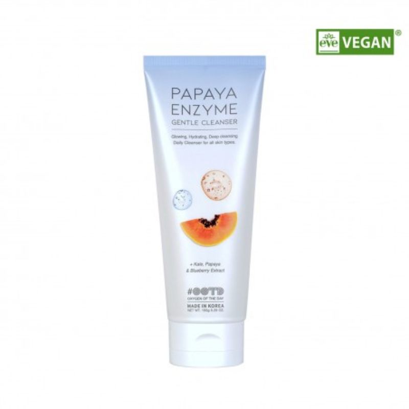 Почистващ гел за лице с Папая и Боровинки OOTD Papaya Enzyme Gentle Cleanser