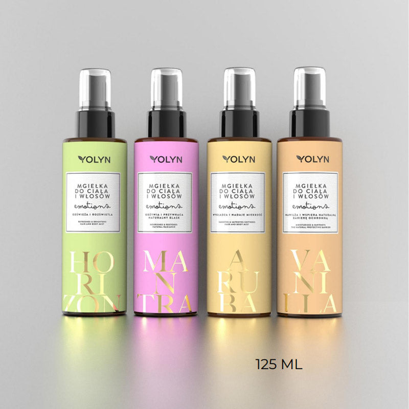 Мист-парфюм за коса и тяло МАЛИНОВА ХАРМОНИЯ YOLYN Mantra Emotions Perfumed Body and Hair Mist