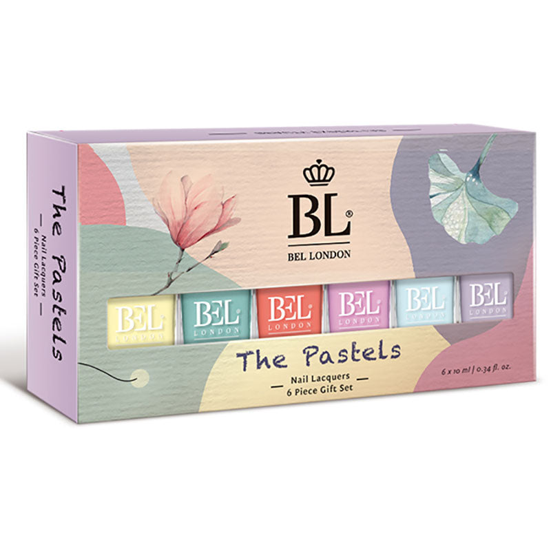Комплект 6 броя лакове за нокти BEL LONDON The Pastels