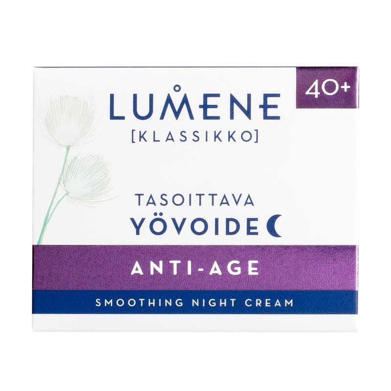 Подмладяващ нощен крем против бръчки за всеки тип кожа Lumene Klassikko smoothing night cream
