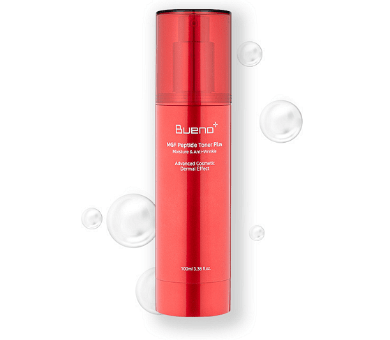 Подмладяващ тонер с пептиди и MGF комплекс от растежни фактори Bueno MGF Peptide Toner Plus