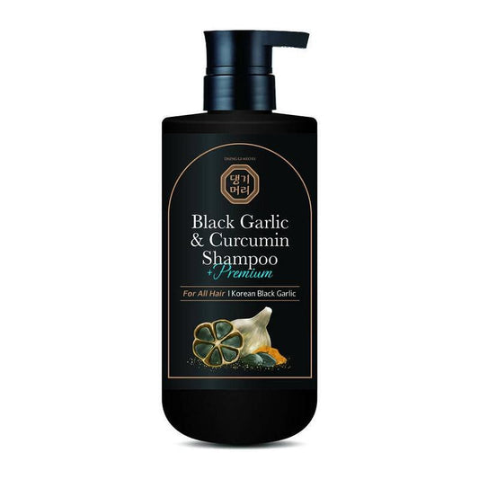 Премиум анти-ейдж шампоан против косопад с Черен чесън и куркумин Doori Black Garlic and Curcumin Shampoo