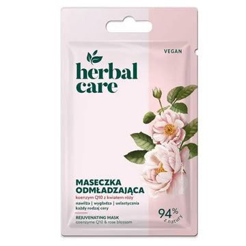 Подмладяваща маска за лице с коензим Q10 и розов цвят Farmona HERBAL CARE