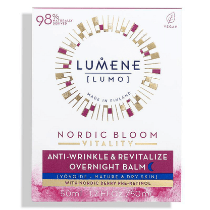 Ревитализиращ нощен крем против видими признаци на стареене Lumene NORDIC BLOOM Lumo Vitality