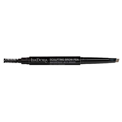 Скулптуриращ водоустойчив молив за вежди с четка IsaDora Sculpting Brown Pen Waterproof