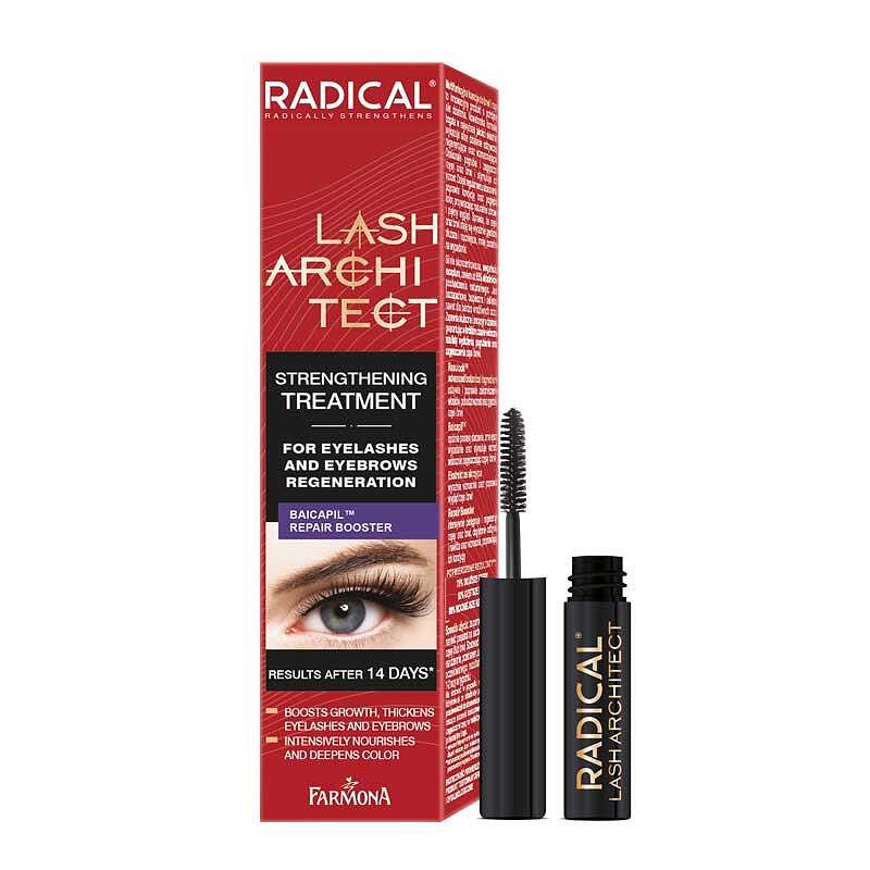 Стимулиращ серум за растеж на вежди и мигли Farmona Radical Lash Architect Strengthening Treatment