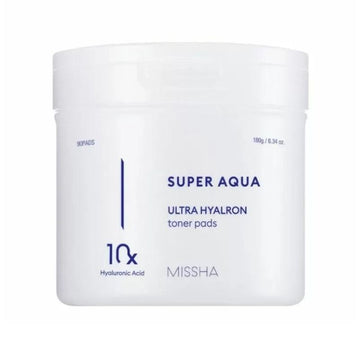 Хидратиращи тонер-падове с хиалуронова киселина Missha Super Aqua Hyaluronic Toner Pads