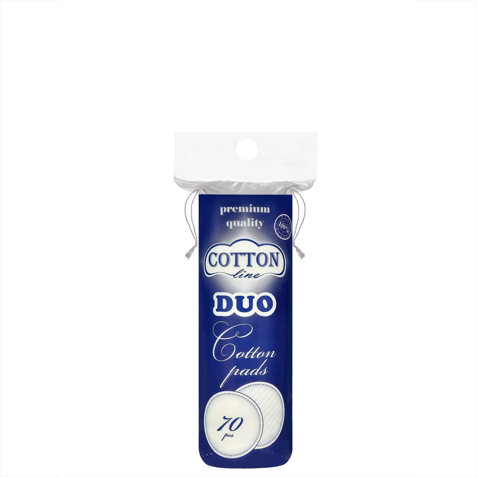 Тампони за грим Cotton Line DUO