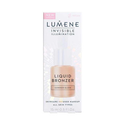 Течен бронзант за лице Lumene Invisible Illumination Liquid Bronzer