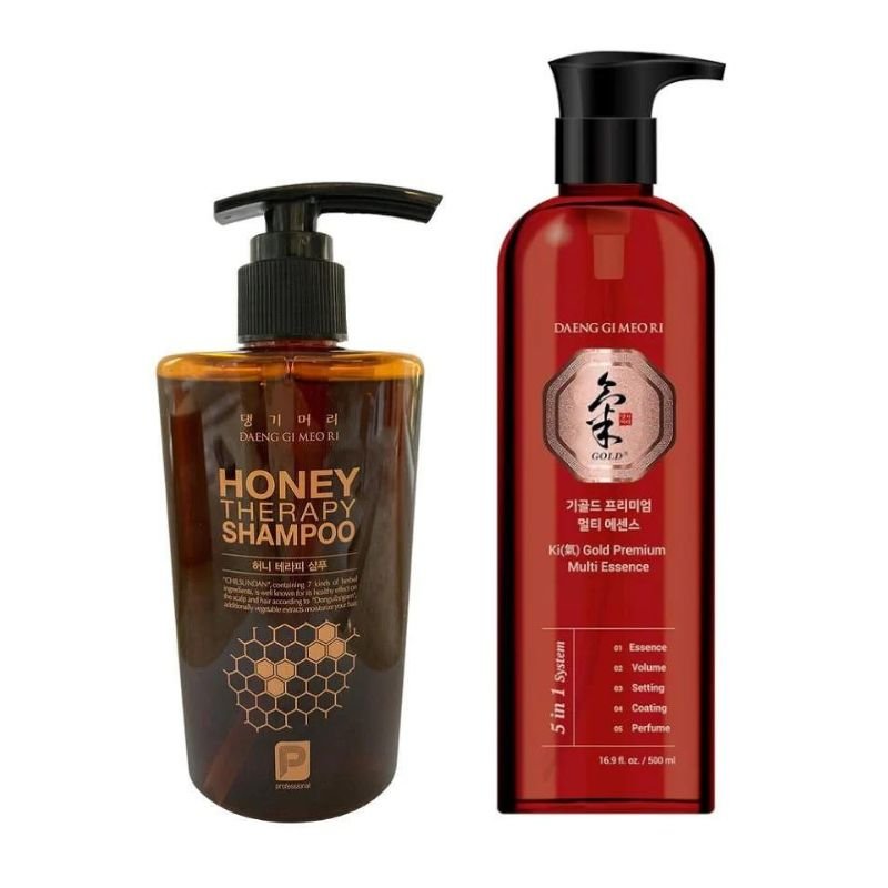 Сет за заглаждане на хвърчащата коса Doori Honey § Ki Gold Premium