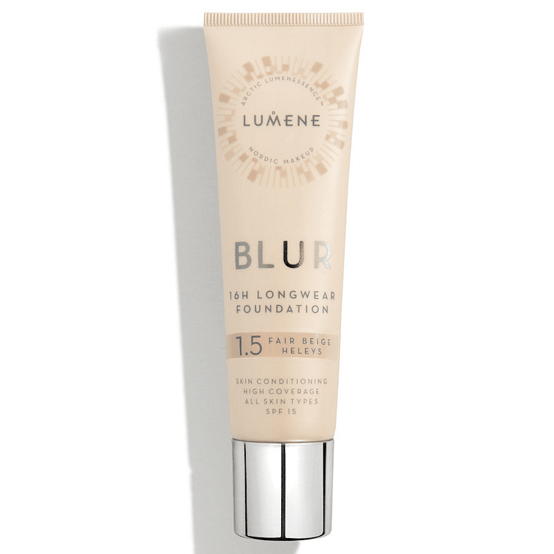 ВЕГАН Дълготраен фон дьо тен SPF 15 Lumene Vegan Blur Fair Beige