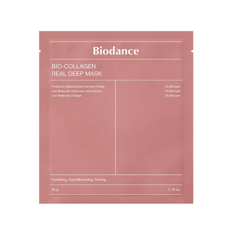 Маска за лице с колаген, ниацинамид и хиалуронова киселина Biodance Bio-Collagen Real Deep Mask