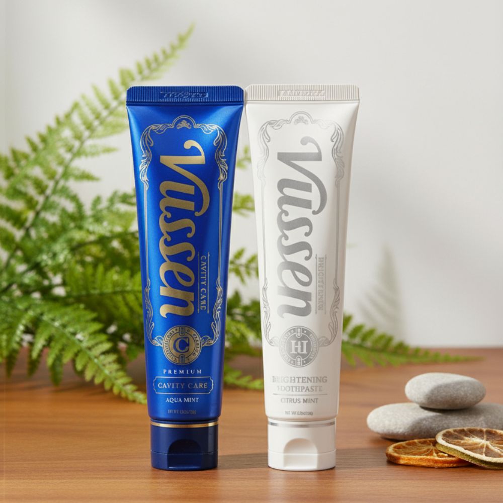 Дуо сет Здрав емайл и Реминерализация Vussen C Cavity Care & H Brightening