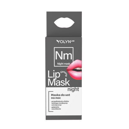 Нощна маска-терапия за устни с пептиди YOLYN LAB Lip Mask