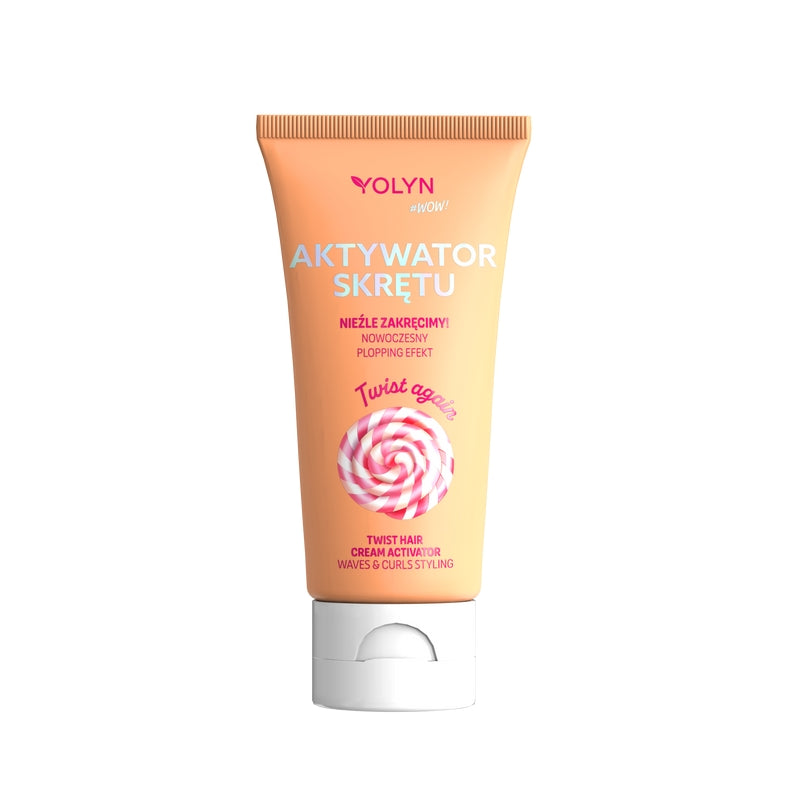 Крем активатор за къдрава коса YOLYN WOW Twist Hair Cream Activator