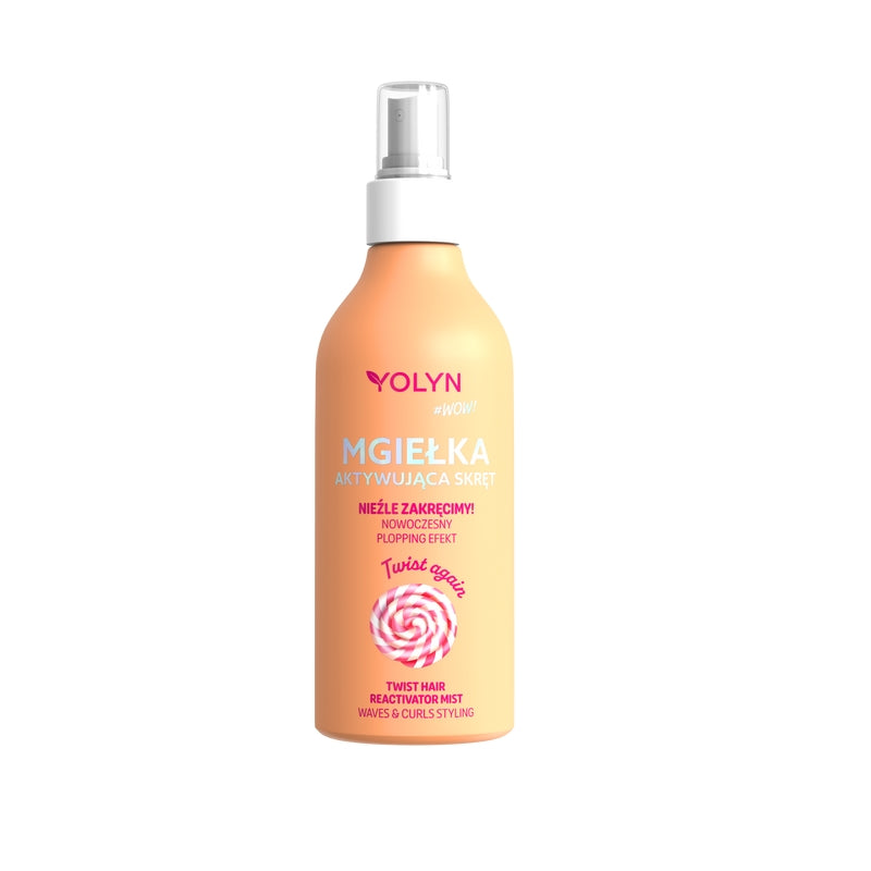 Спрей реактиватор за къдрава коса YOLYN WOW Twist Hair Reactivator Mist