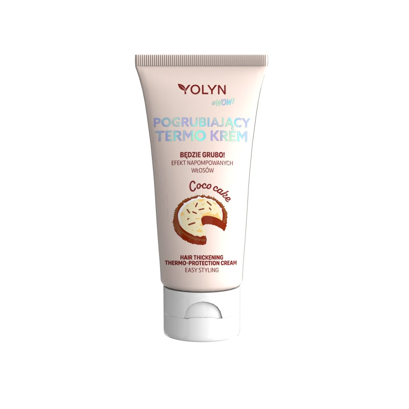 Уплътняващ термозащитен крем за коса YOLYN WOW Hair Thickening Thermo-protection Cream